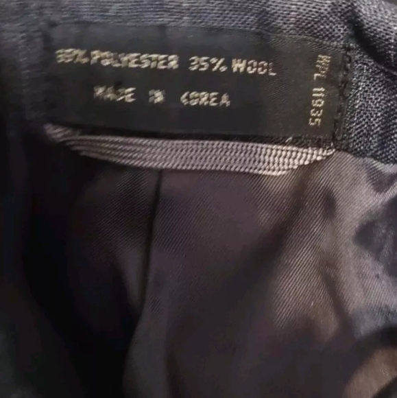 Austin Manor Men's Blazer Dark Gray Pinstripe Sz 44R Wool Blend - Picture 11 of 14